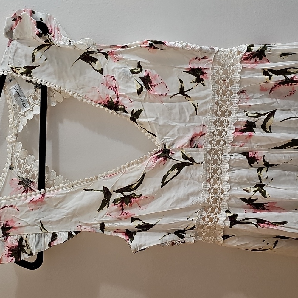 Hello Molly floral high low maxi dress